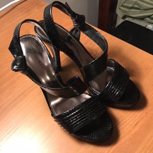 Nine West black heels sz 7.5M